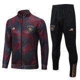 Germany Red - Grey Training Suit Jacket + Pants Mens 2022