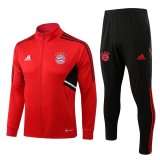 Bayern Munich Red Training Suit Jacket + Pants Mens 2022/23
