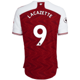 2020/2021 Arsenal Home Red Men's Soccer Jersey LACAZETTE #9