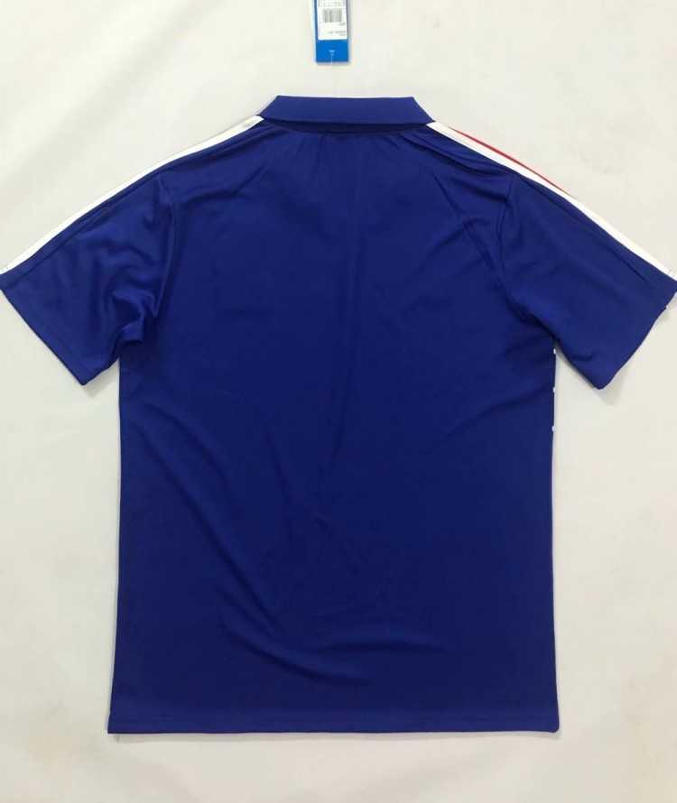 1984-1986 France Retro Home Blue Men Soccer Jersey Shirt