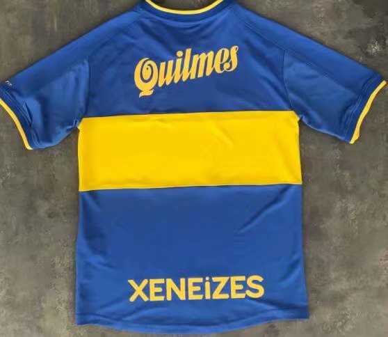 2000 Boca Juniors Retro Home Men Soccer Jersey Shirt