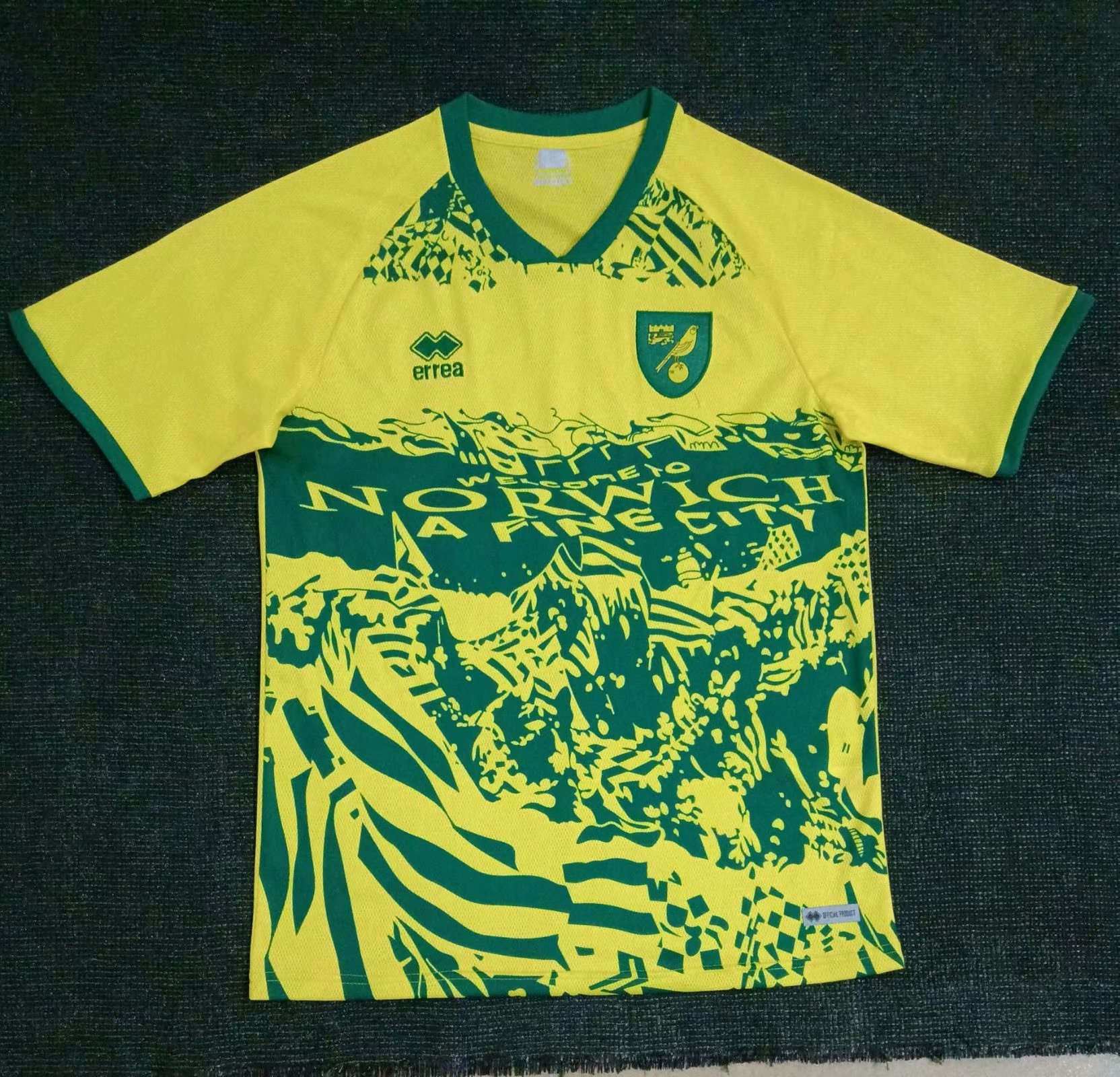 Norwich City Yellow to the Fans Mens Jersey 2021/22